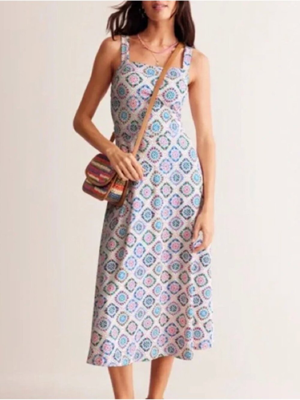 NWT Boden 8P Bridget Ponte Midi Dress - Stretchy & Comfy Summer Dress